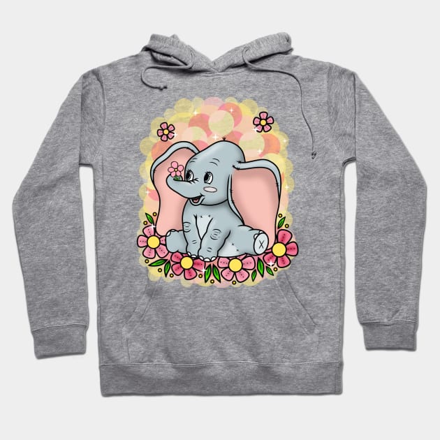 Kawaii Dumbo Hoodie by kirrajadex